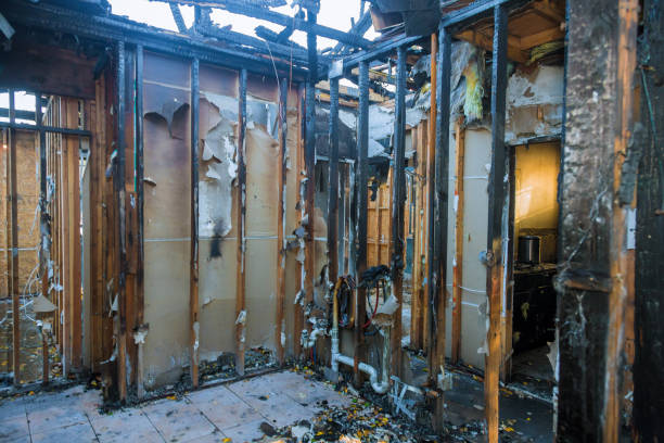 Professional Fire Board Up technician working in Springtown, PA